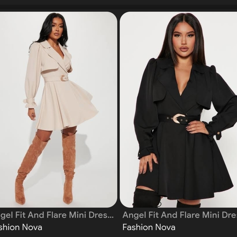 Fashion Nova Black Long Sleeve Dress - Picture 4 of 4